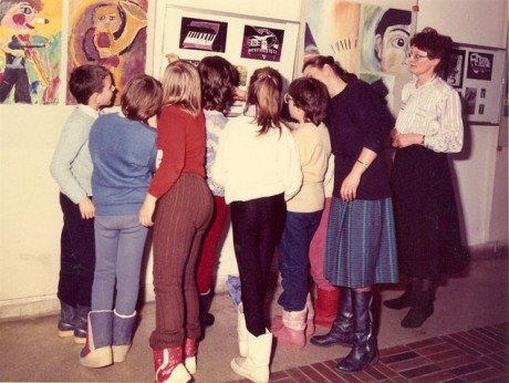 Vernisáž absolventskej výstavy 1989